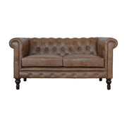 Buffalo - Chesterfield Sofa - Brown - R&R Furniture Gallery (Fountain Valley, CA)