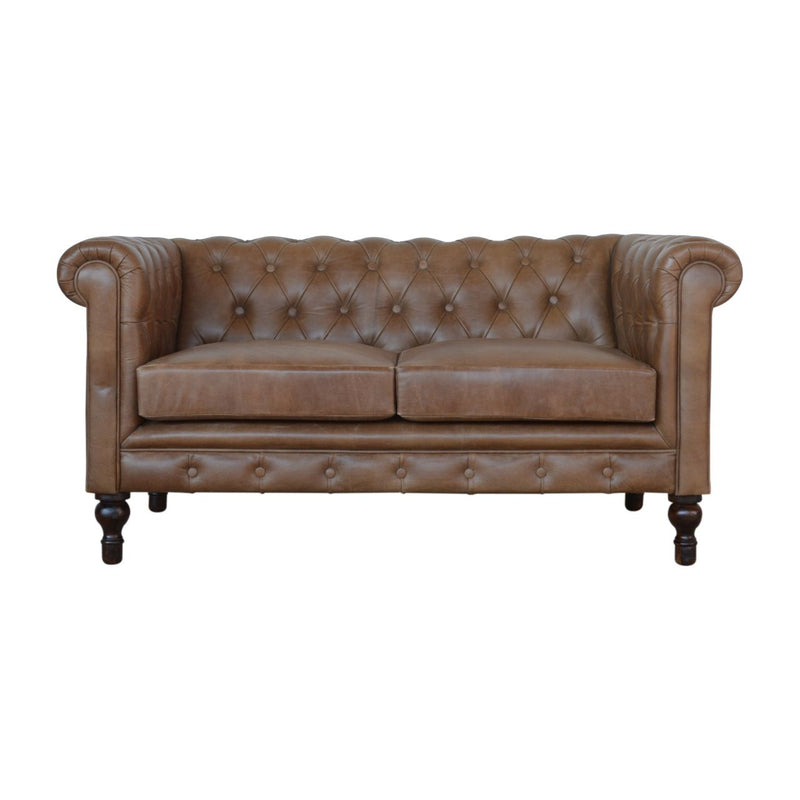Buffalo - Chesterfield Sofa - Brown - R&R Furniture Gallery (Fountain Valley, CA)