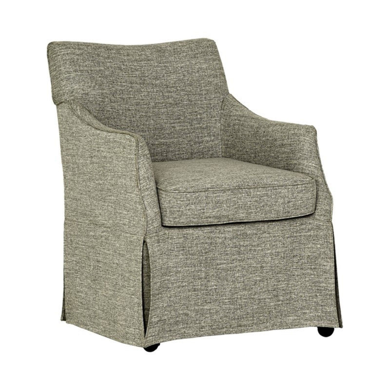 London - Upholstered Skirted Dining Arm Chair - R&R Furniture Gallery (Fountain Valley, CA)