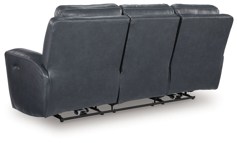 Next Move - Power Reclining Sofa With Adjustable Headrest - R&R Furniture Gallery (Fountain Valley, CA)