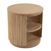 Jacobson - Modern Natural Acacia End Table — view 4
