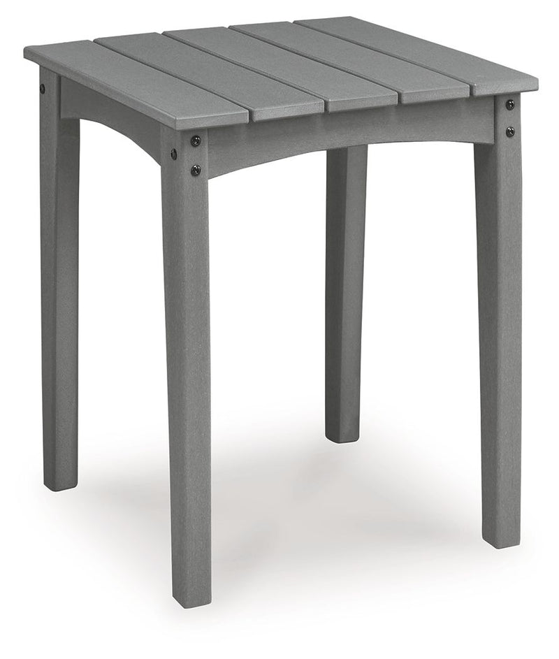 Cove Beach - Square End Table - Gray - R&R Furniture Gallery (Fountain Valley, CA)