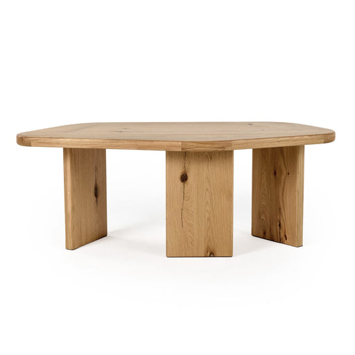 Jack - Modern Natural Wood Coffee Table Set — view 2