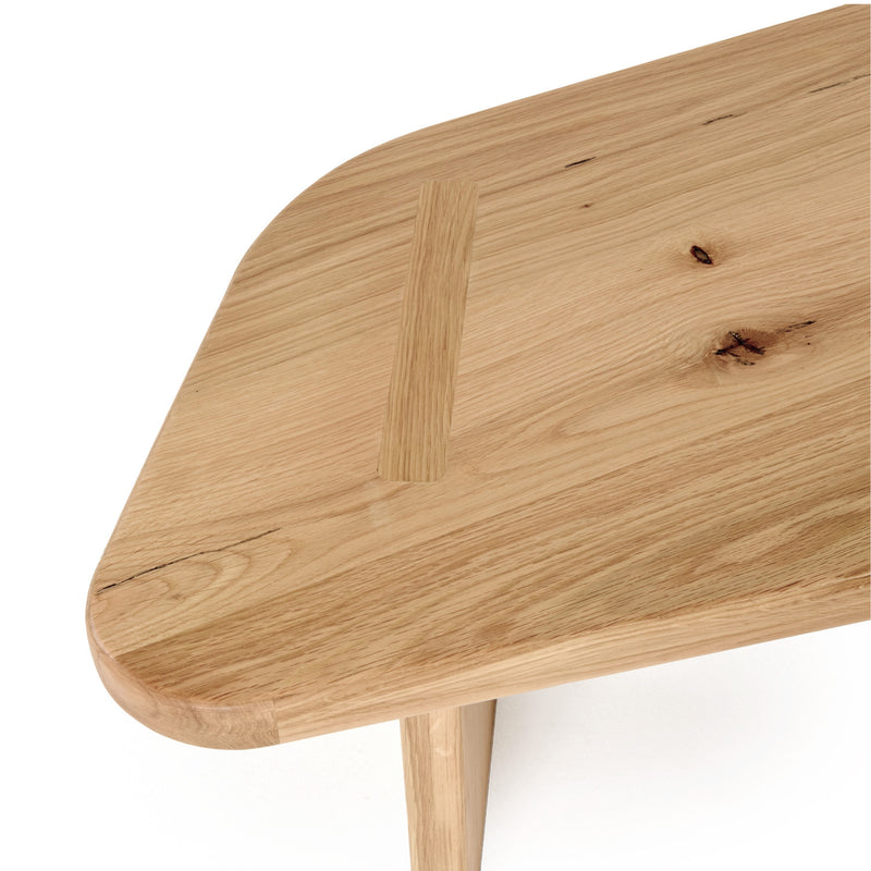 Jack - Modern Natural Wood Coffee Table Set — view 3