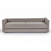Fredonia Modern Grey Fabric Sofa Bed w/ Storage — view 2