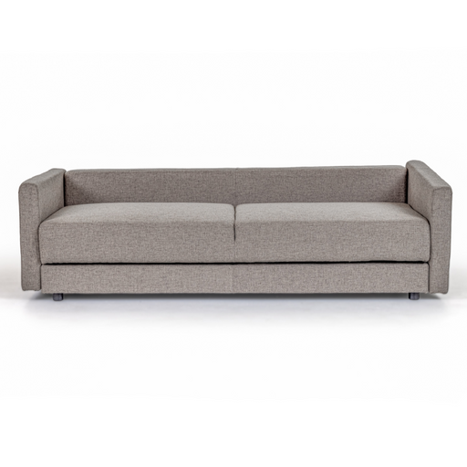 Fredonia Modern Grey Fabric Sofa Bed w/ Storage — view 2