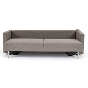Fredonia Modern Grey Fabric Sofa Bed w/ Storage — view 3