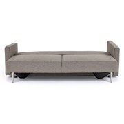 Fredonia Modern Grey Fabric Sofa Bed w/ Storage — view 5