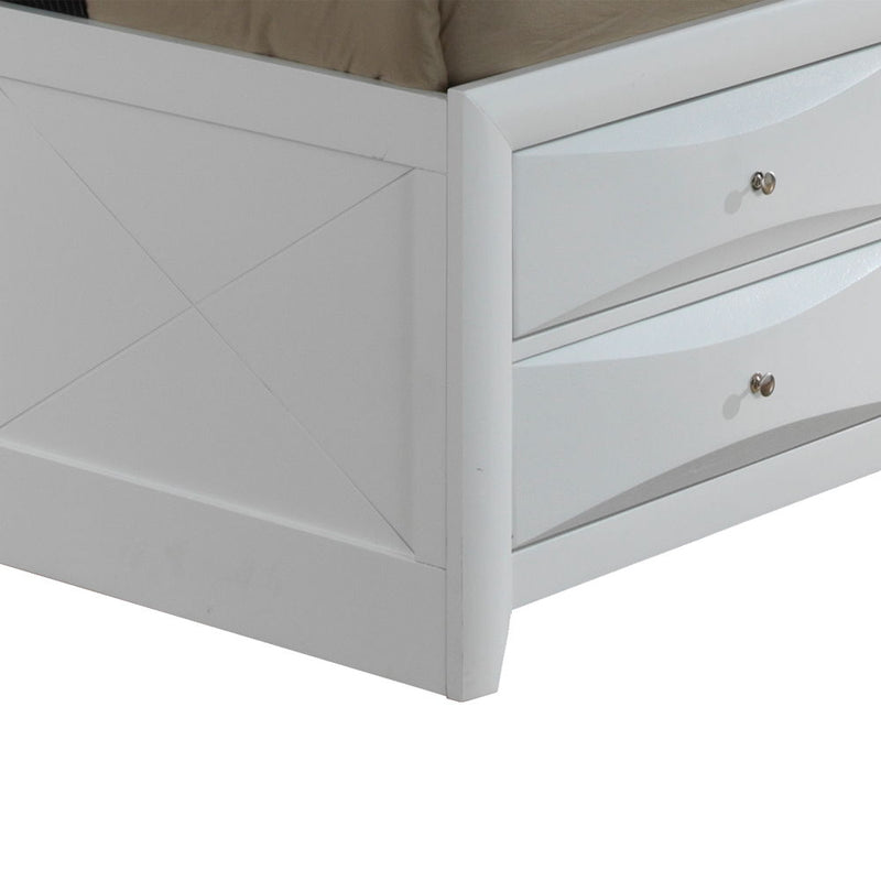 Modern Design Storage Bed With Bookcase Headboard - R&R Furniture Gallery (Fountain Valley, CA)