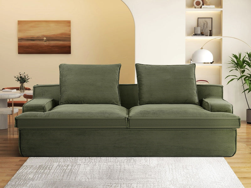 Nimbus - Oversized Full Foam 4 Seater Couch For Living Room Upholstered In Soft, Wide Armrests - R&R Furniture Gallery (Fountain Valley, CA)