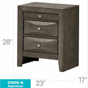 Modern Design Nightstand - R&R Furniture Gallery (Fountain Valley, CA)