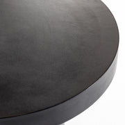 Bruni - Modern Black Concrete End Table — view 4