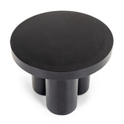 Bruni - Modern Black Concrete End Table — view 3