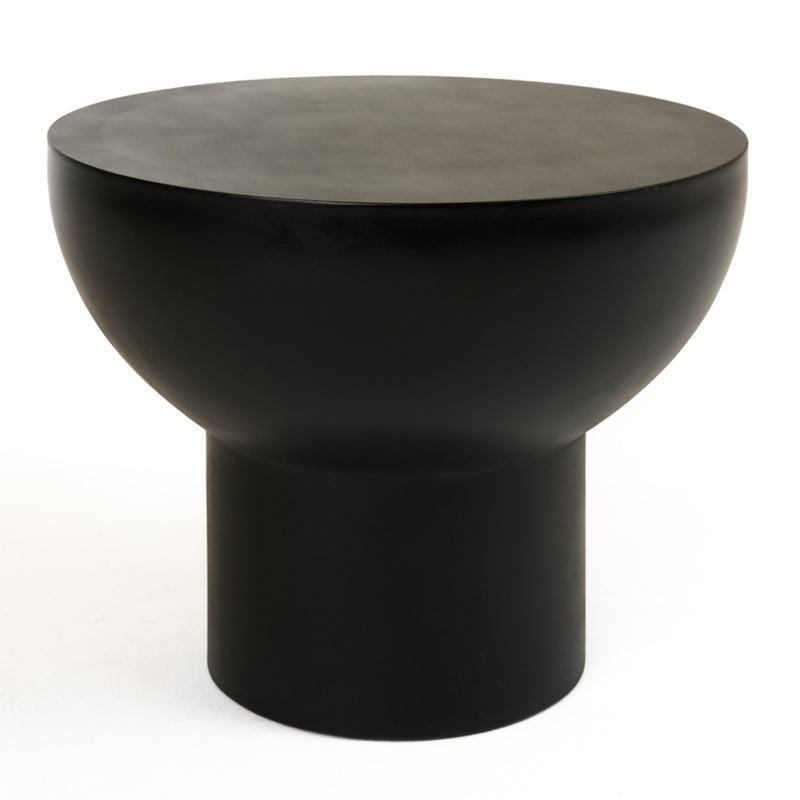 Fate - Modern Black Concrete End Table — view 3