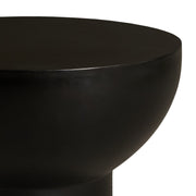 Fate - Modern Black Concrete End Table — view 4