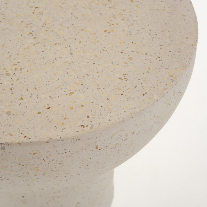 Fate - Modern Terrazzo Concrete End Table — view 4