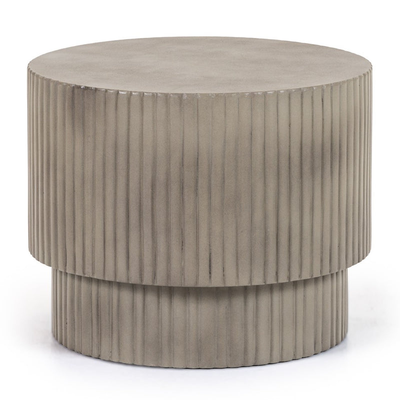 Gruver - Modern Grey Concrete End Table — view 2