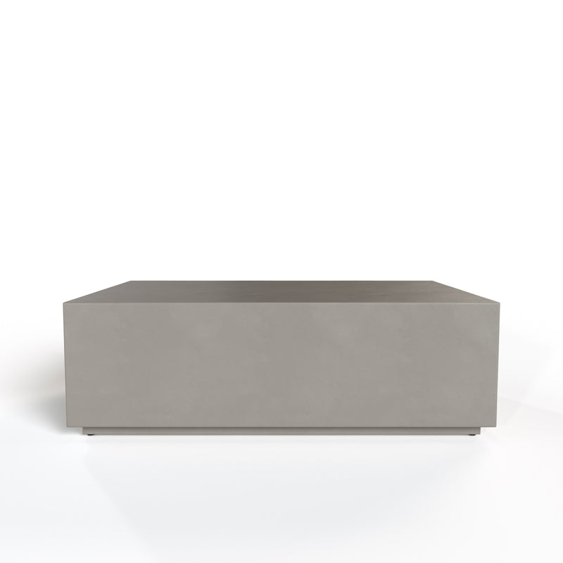 Fresno - Modern Grey Concrete Coffee Table — view 3