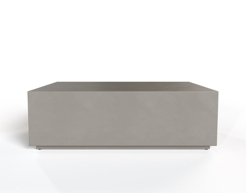 Fresno - Modern Grey Concrete Coffee Table — view 4