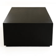 Fresno - Modern Black Concrete Coffee Table — view 5