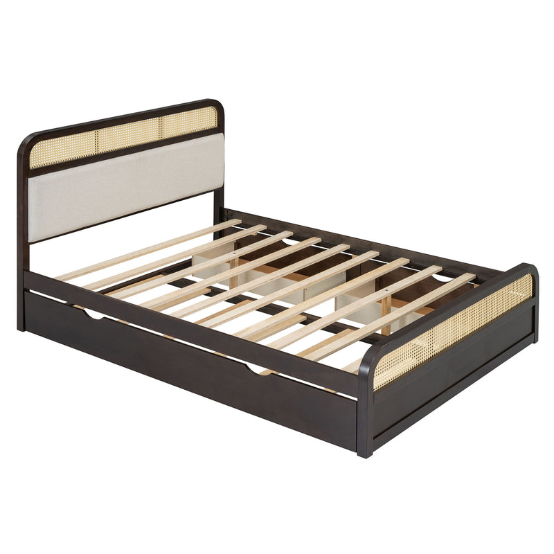 Platform Bed With Trundle And 2 Drawers - R&R Furniture Gallery (Fountain Valley, CA)