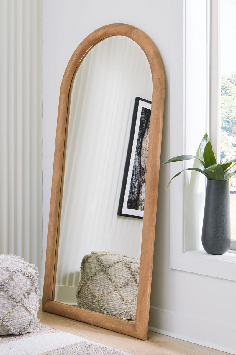 Dairville - Floor Mirror - Brown - R&R Furniture Gallery (Fountain Valley, CA)