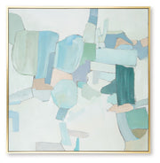 Wynburn - Wall Art - White / Blue / Green - R&R Furniture Gallery (Fountain Valley, CA)