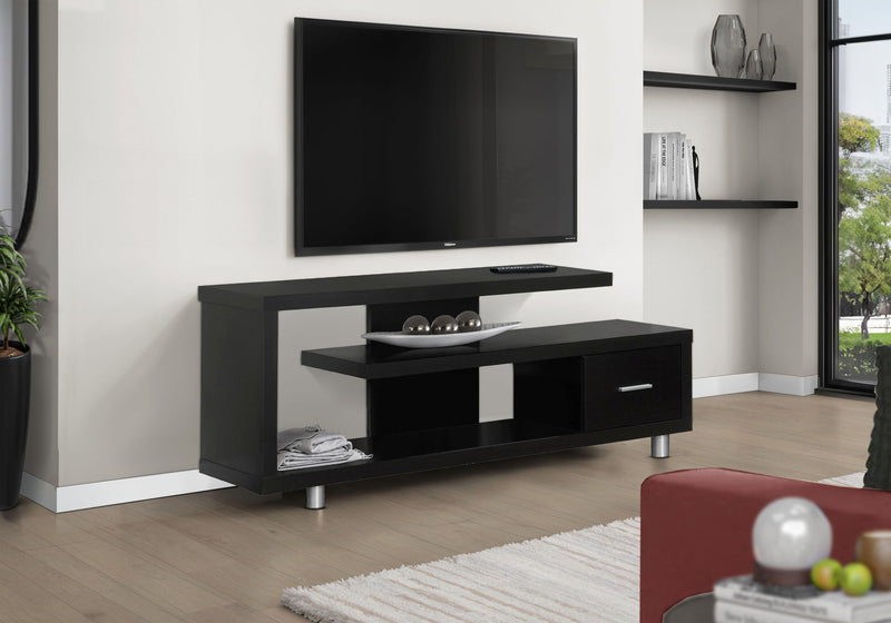 TV Stand, Console, Media Entertainment Center Storage Cabinet, Contemporary & Modern - R&R Furniture Gallery (Fountain Valley, CA)