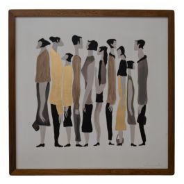 To Stay - Modern 59" x 59" Painting