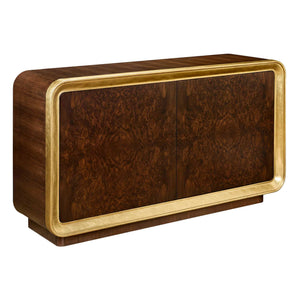 I've Been Framed - 2 Door Cabinet - Woodtone / Brass