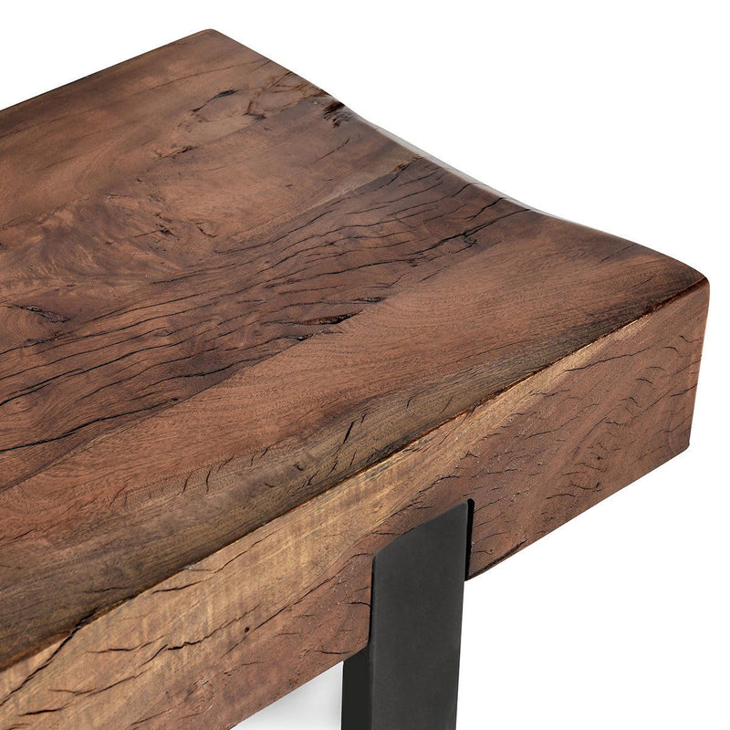 Duarte - Solid Wood Bench - Reclaimed Brown - R&R Furniture Gallery (Fountain Valley, CA)