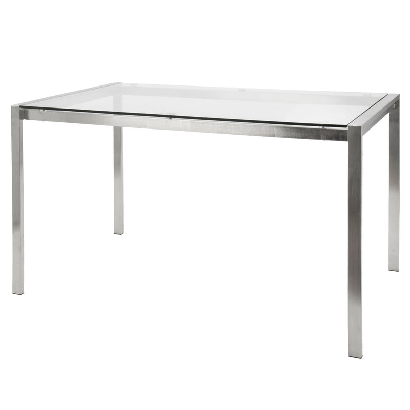 Lumi Source Fuji modern glam dining table with sleek tabletop and stylish legs, perfect for contemporary dining rooms