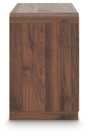 Fortlorn - Two Drawer Night Stand - Walnut Brown - R&R Furniture Gallery (Fountain Valley, CA)