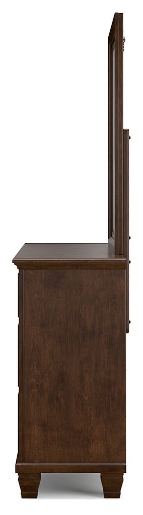 Danabrin - Dresser And Mirror - Brown - R&R Furniture Gallery (Fountain Valley, CA)