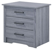 Glory Furniture Hudson accent nightstand with a wooden finish and single drawer, ideal for bedroom decor.