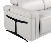 1126 - Top Grain Power Reclining Italian Leather Chair - R&R Furniture Gallery (Fountain Valley, CA)