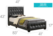 Stylish Transitional Bed - R&R Furniture Gallery (Fountain Valley, CA)