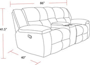 Buster - Manual Glider Reclining Sofa Set - R&R Furniture Gallery (Fountain Valley, CA)