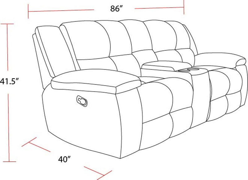 Buster - Manual Glider Reclining Sofa Set - R&R Furniture Gallery (Fountain Valley, CA)