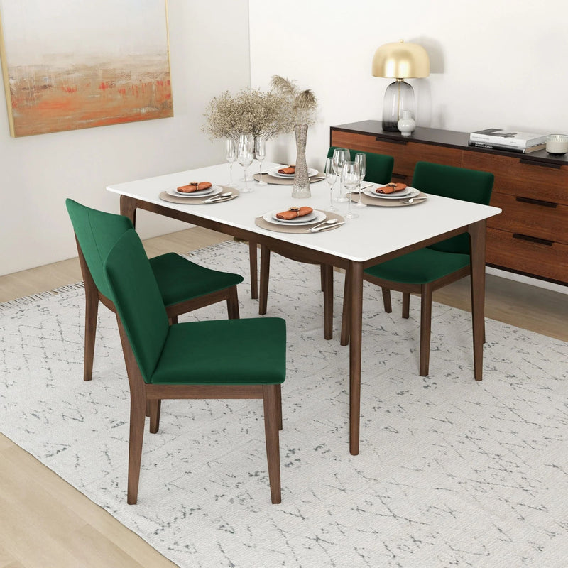 Laura - Mid-Century Modern Solid Wood Dining Chair (Set of 2) - R&R Furniture Gallery (Fountain Valley, CA)