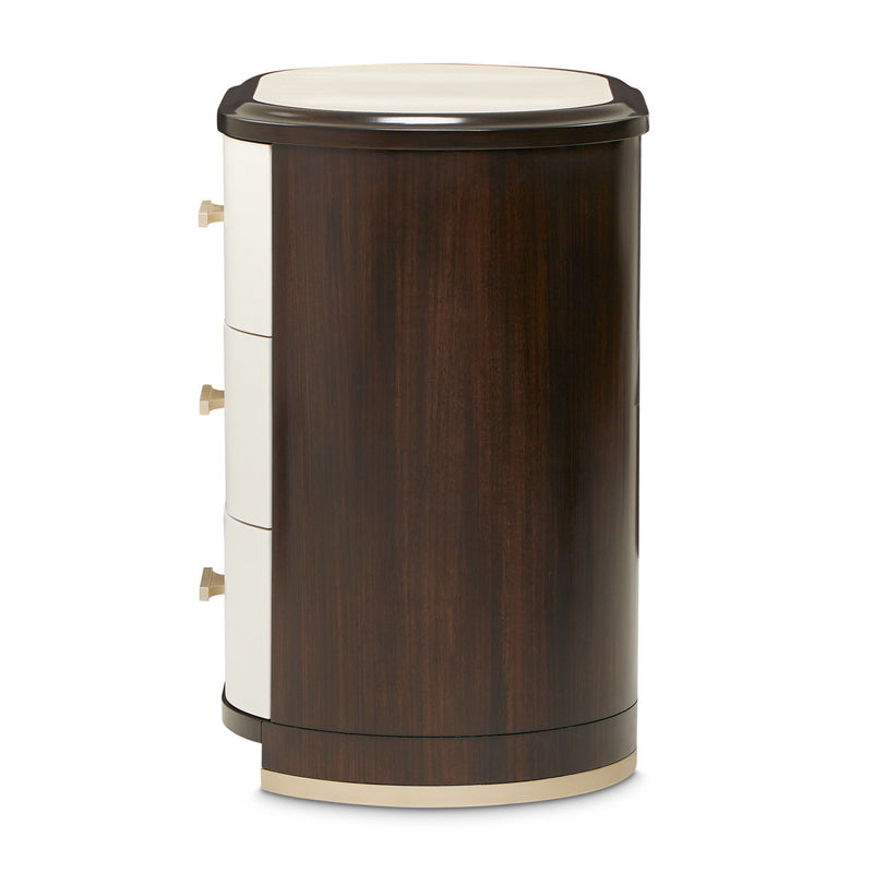 Paris Chic - Nightstand - Espresso Brown - R&R Furniture Gallery (Fountain Valley, CA)