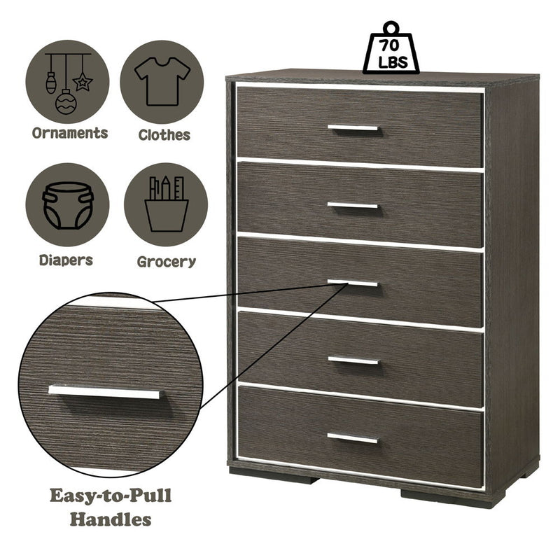 Escher - Chest - Gray Oak - R&R Furniture Gallery (Fountain Valley, CA)