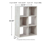 Signature Design by Ashley Paxberry Cube Organizer with multiple compartments for storage and organization.