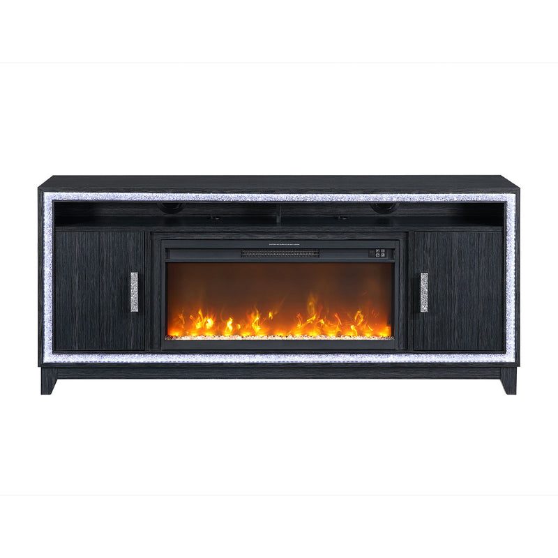 Almera - Fireplace With Adjustable Temperature And LED Options - R&R Furniture Gallery (Fountain Valley, CA)