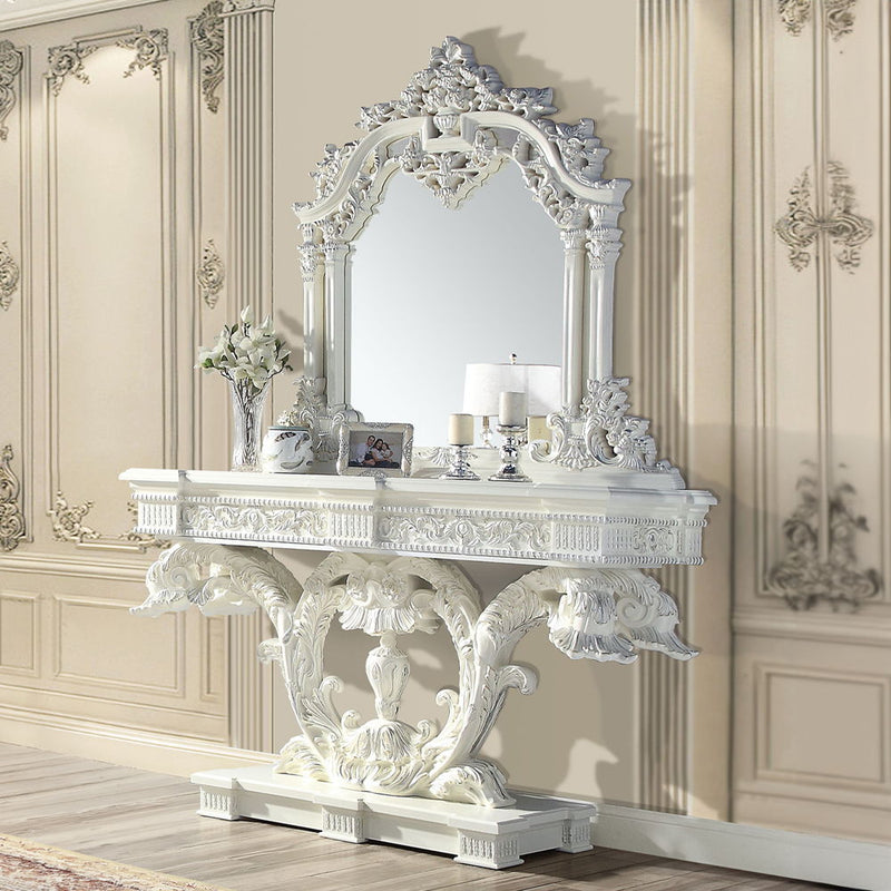 Vanaheim - Sofa Table - Antique White - R&R Furniture Gallery (Fountain Valley, CA)