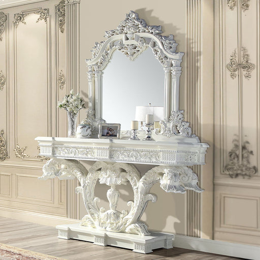 Vanaheim - Sofa Table - Antique White - R&R Furniture Gallery (Fountain Valley, CA)