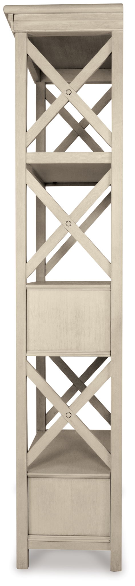 Bolanburg - Display Cabinet - Antique White - R&R Furniture Gallery (Fountain Valley, CA)