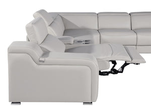 1116 - 12-Piece U-Shaped Sectional Sofa In With 4 Power Recliners & Power Headrests