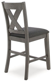 Caitbrook - Rect Drm Counter Table Set (Set of 7) - Gray - R&R Furniture Gallery (Fountain Valley, CA)