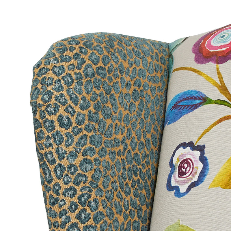 Anya - Boho Chic Wingback Accent Arm Chair - R&R Furniture Gallery (Fountain Valley, CA)